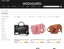 Tablet Screenshot of modaqueen.com